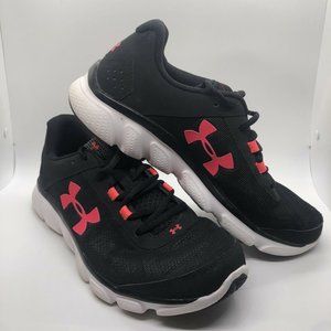 Under Armour 9.5 Black And Pink -  Running Shoes